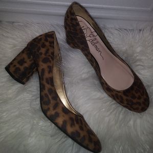 Libby Edleman Animal Print Heels Size 9.5